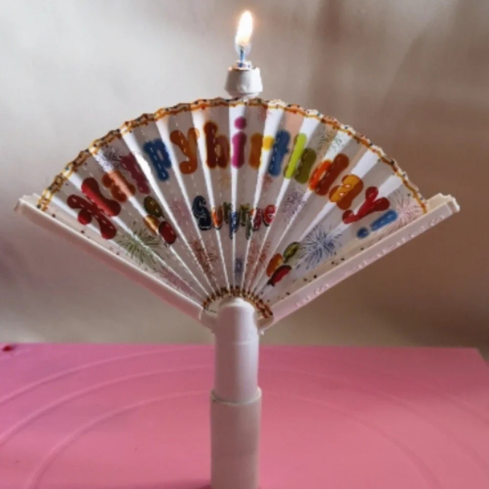 Lilin kipas otomatis warna-war - Candle Surprise ulasan dan harga
